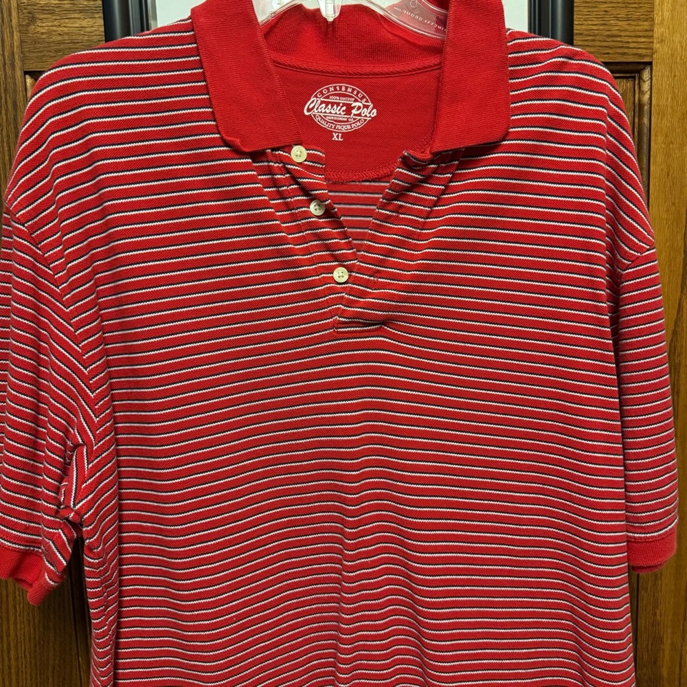 Consensus Sportswear Men's CLassic Pique Polo Sz XL